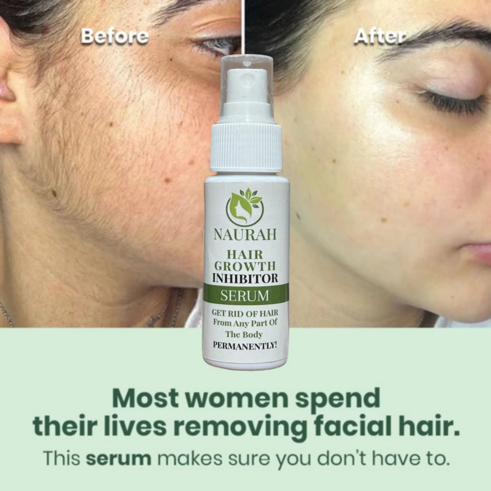 Naurah Hair Growth Inhibitor – Permanent Hair Removal Serum