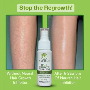 Naurah Hair Growth Inhibitor – Permanent Hair Removal Serum