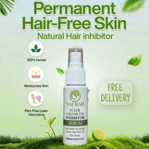 Naurah Hair Growth Inhibitor – Permanent Hair Removal Serum